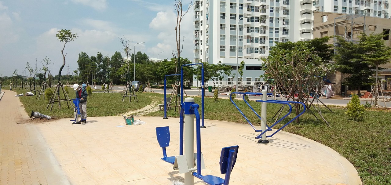 Hiệu quả của các dụng cụ tập thể dục tại công viên
